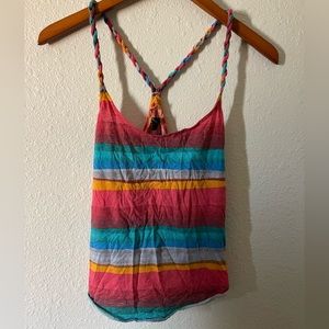 Vans rainbow crop tank